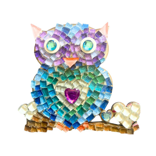 Mosaic Craft Kit with Magnet - Owl  (Medium)