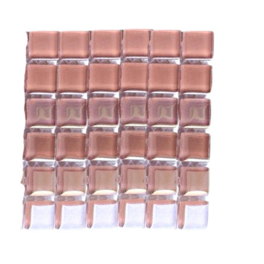 Mosaic Tiles - Single Sheet Pink Pearl 15x15mm