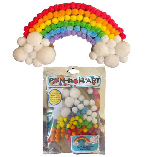 Pom-Pom Art -Rainbow