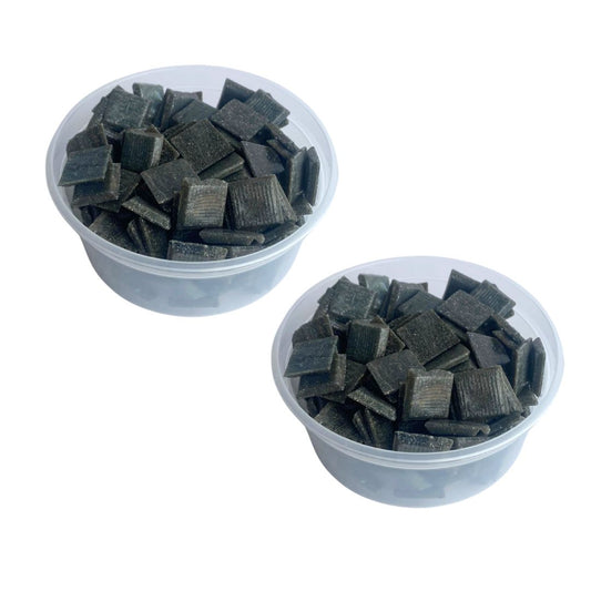 Mosaic Tiles Rustic Whole Charcoal Black (Small tiles for crafting)